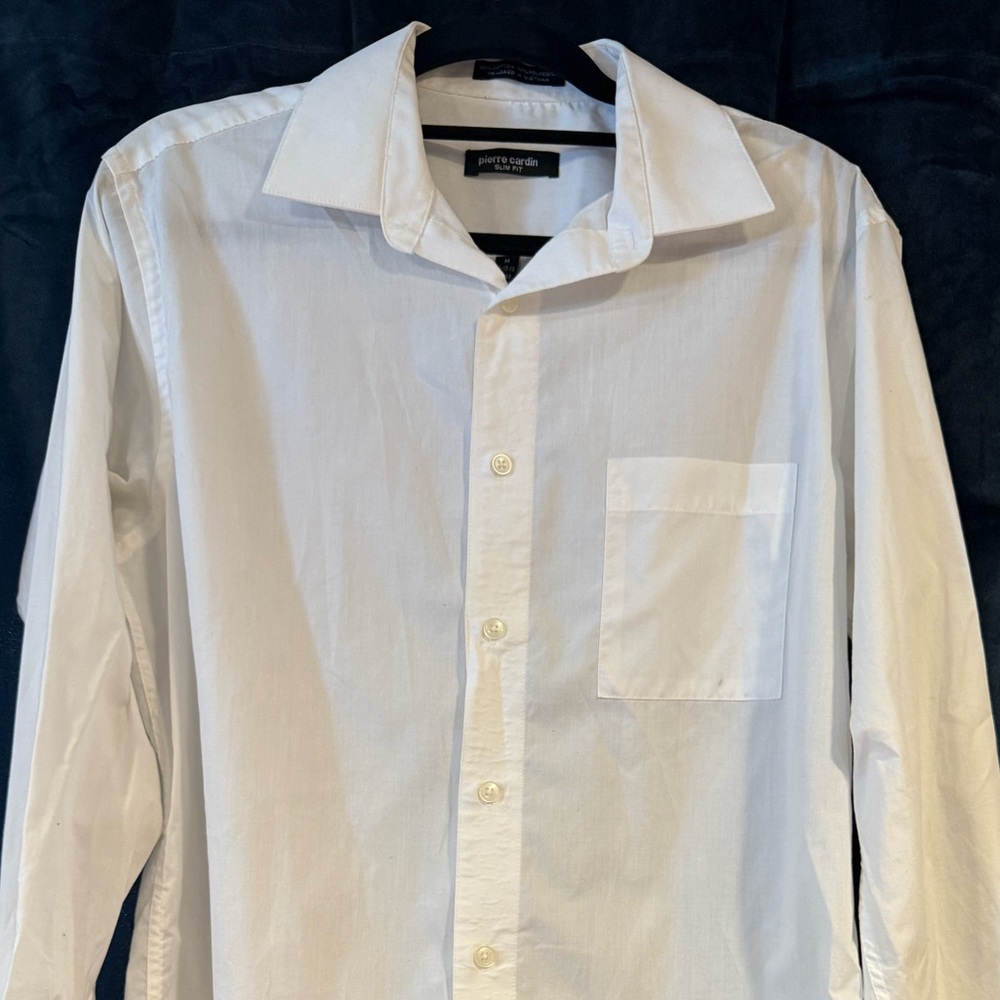 Pierre Cardin Crisp White Dress Shirt